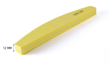 Фото Пилка-баф Weisen WS-1123 yellow, 100/100, желтая, 18 см (Пилочки для ногтей)