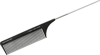 Гребень для волос Alexander Style CF76 с металлическим хвостиком, 24 см