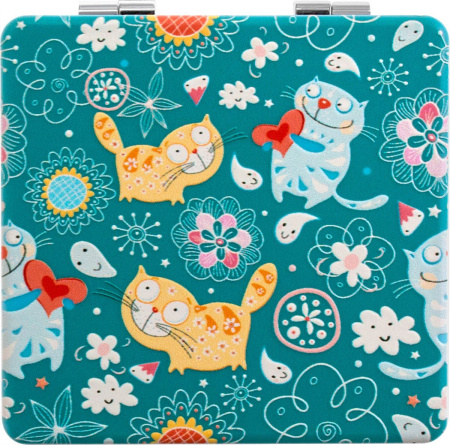 Фото Зеркало компактное Weisen NSA231, 7х7 см (Зеркала карманные)