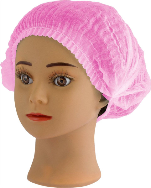Фото Шапочка Шарлотта MDC-199197 одноразовая, розовая, 5 шт. (Расходные материалы для окрашивания)