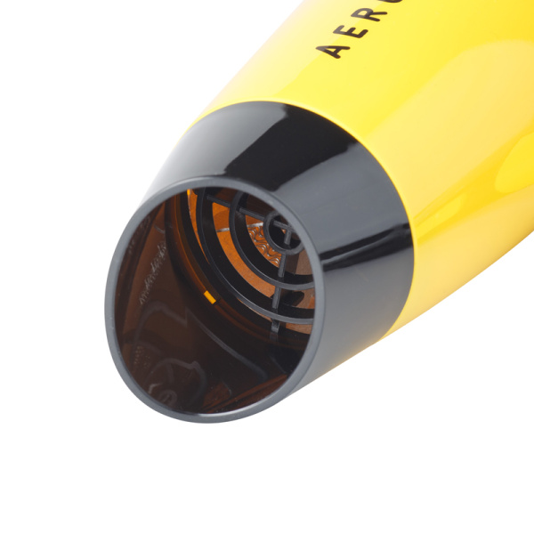 Фото Фен DEWAL BEAUTY Aero Yellow HD1002-Yellow, дорожный, жёлтый, 1400 Вт, 1 насадка (Фены)