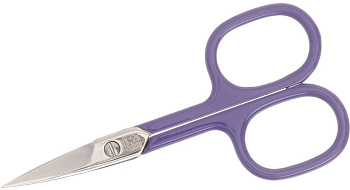 Ножницы маникюрные для ногтей Dewal Beauty 330, фиолетовый, 9 см