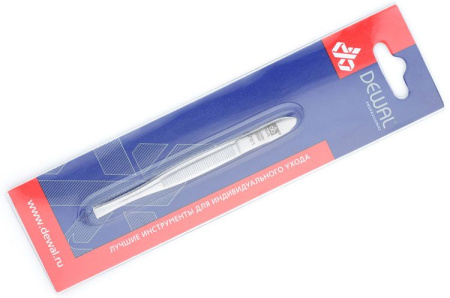 Фото Пинцет Dewal 761 прямой (Пинцеты для бровей)