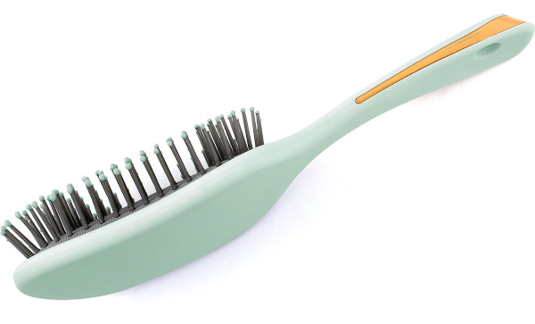 Фото Расческа массажная Weisen RR-5821-3 Mint, с пластиковыми штифтами, мятная (Расчёски и щётки)