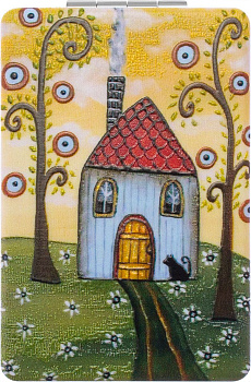 Зеркало компактное Weisen NTB516, 9х6 см