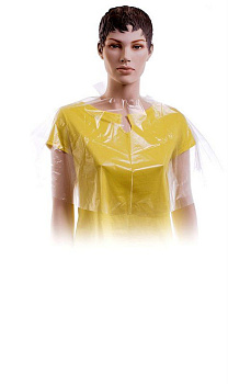 Пелерины одноразовые Dewal ME0011, 100 шт.