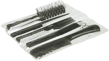 Набор Eurostil 00951 из 4 расчёсок и 1 щётки