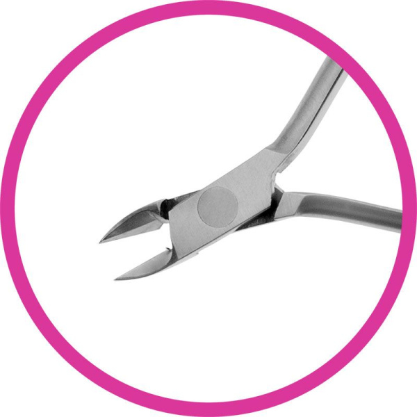 Фото Кусачки кутикульные METZGER CN-05(2)-T(9mm)-LJ Cobalt с пружиной (Маникюрные кусачки)