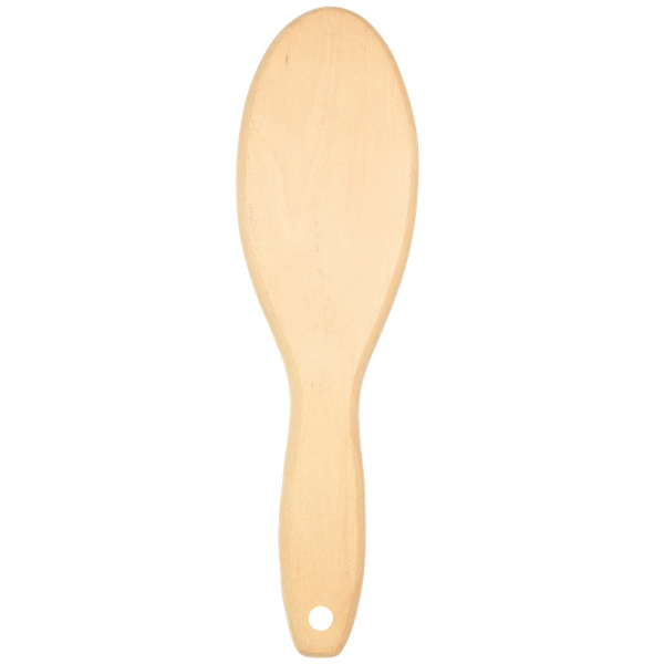 Фото Расческа массажная Weisen WS-2782-1-SHW деревянная, с металлическими штифтами, светло-коричневая (Расчёски и щётки)