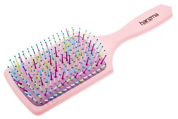 Щётка массажная harizma h10641-1205 Rainbow широкая