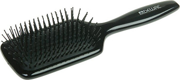 Расчёска массажная Dewal BRWT61 BLACK деревянная, пластиковый штифт
