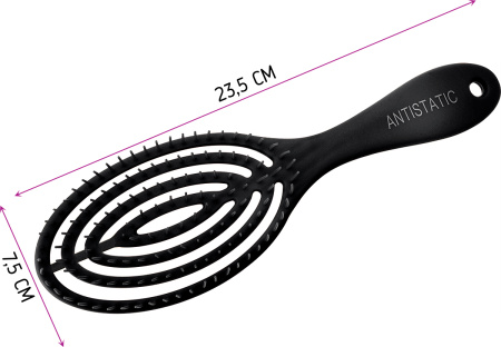 Фото Расческа продувная Weisen WS-2021E черная (Расчёски и щётки)