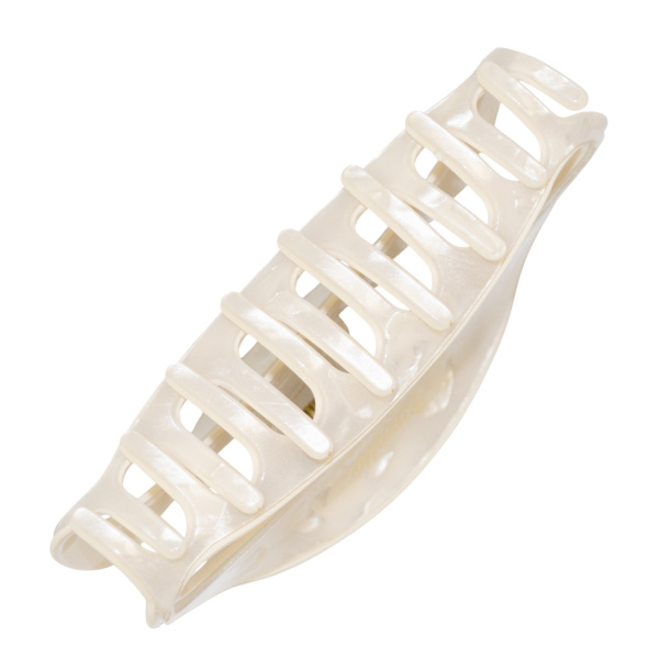 Фото Заколка-краб для волос Weisen WSRJ-893 Белый перламутр, 1 шт. (Заколки)