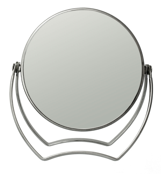 Фото Зеркало для макияжа Weisen BIC-0282B-2, 5X-увеличение, d 12 см, h 16 см (Зеркала настольные)