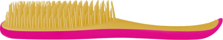 Фото Расческа массажная WS-2021G, фуксия/желтая (Расчёски и щётки)