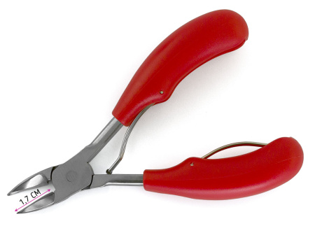 Фото Кусачки для педикюра Weisen NGHD-026-Red, 17 мм, красные (Кусачки для педикюра)