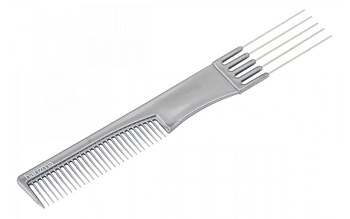 Расчёска для начёса harizma h10655A с вилкой