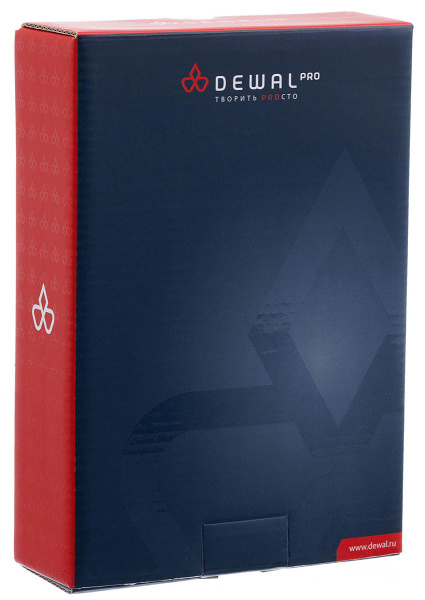 Фото Зеркало настольное Dewal MR-313, овальное, пластик, серебряное, одностороннее, 22 х 12 см. (Зеркала настольные)