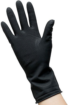 Перчатки латексные harisma h10959 M, рифленые, размер M, 2 шт. в уп.