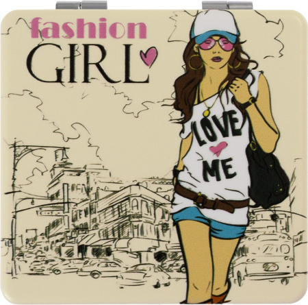 Фото Зеркало компактное Weisen NSA225, 7х7 см (Зеркала карманные)