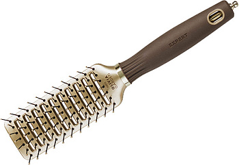 Щетка ID2075/OGBNTVTS EXPERT STYLE VENT Nylon Bristles Gold and Brown