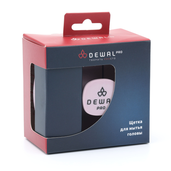 Фото Щетка для мытья головы DEWAL New Flexi BRZ8813, лавандовая (Расчёски и щётки)
