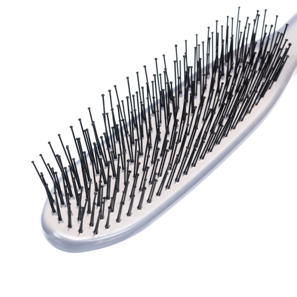 Фото Щетка для волос DEWAL ICEBERG BRI2 с нейлоновой щетиной, 6 ряд (Расчёски и щётки)
