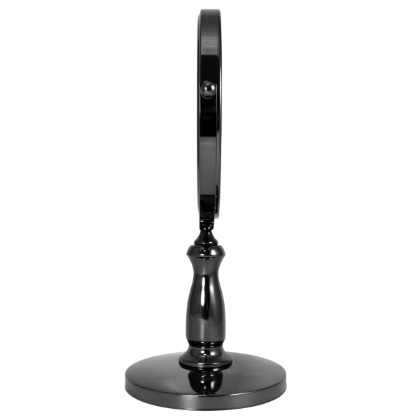 Фото Зеркало настольное Weisen WS-C30-7-BN, черный никель, 7Х-увеличение, d 17 см, h 30,5 см (Зеркала настольные)