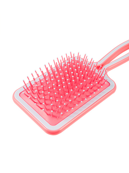 Фото Расческа для волос Weisen WS-2022-2 массжная, квадратная, темно-розовый/лаванда, 23,5 см (Расчёски и щётки)