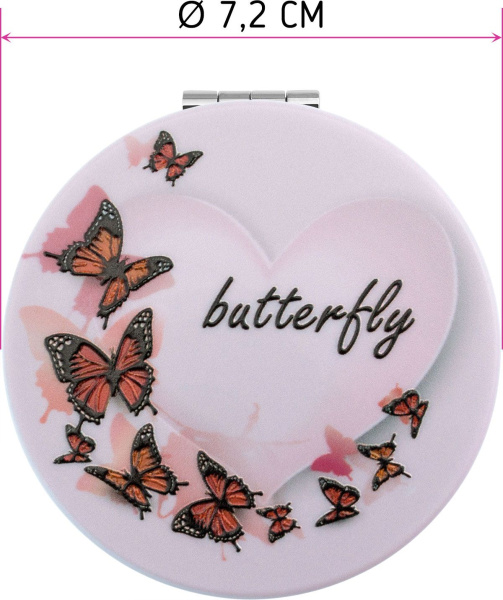 Фото Зеркало компактное Weisen NR105, 7,2 см (Зеркала карманные)