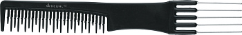 Гребень для начёса Dewal CO-6506 с металлической вилкой, 19 см