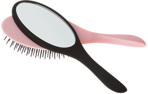 Фото Щетка массажная Дуэт Dewal Beauty DBD-2 овальная с нейлоновым штифтом (Расчёски и щётки)