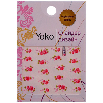 Слайдер-дизайн для ногтей Yoko Y SD-BLE 837