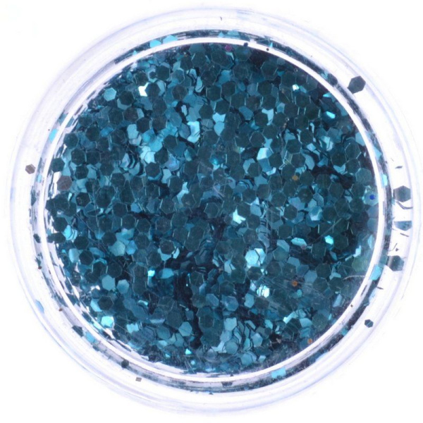 Фото Пыль для дизайна ногтей Y 323-1/24, лазурь (Пыль для дизайна ногтей)