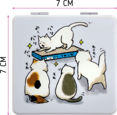 Фото Зеркало компактное Weisen NSA205, 7х7 см (Зеркала карманные)