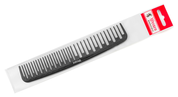 Фото Гребень Weisen CB124 Weisen комбинированный, карбон, 19 см, черный (Гребни)