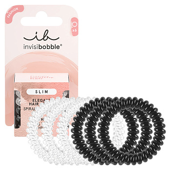 Набор резинок-браслетов для волос invisibobble SLIM Day and Night 6 шт., 3358