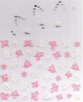 3D Наклейки для ногтей Ellis Cosmetic EC MW 15