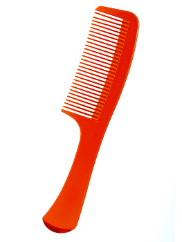 Гребень с ручкой Weisen WS-109, янтарный, 23 см