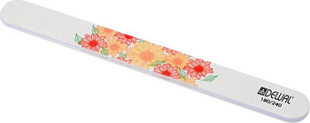 Пилочка для ногтей Dewal 9102865 серии Design Edition прямая 180/240, 18 см