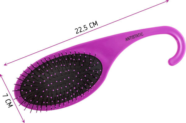 Фото Расческа массажная Weisen WS-16-4 розовая (Расчёски и щётки)