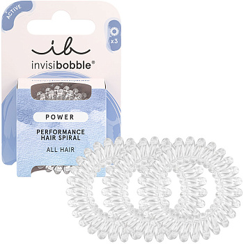 Резинка-браслет для волос invisibobble POWER Crystal Clear (в картоне) 3053CRD 