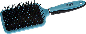 Расчёска массажная Dewal Beauty DBGL3 серия "Голубая лагуна", с нейлоновым штифтом