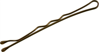 Невидимки для волос Dewal Beauty N-12 BRONZ волна, 50 мм