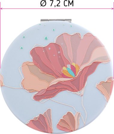 Фото Зеркало компактное Weisen NR117, 7,2 см (Зеркала карманные)