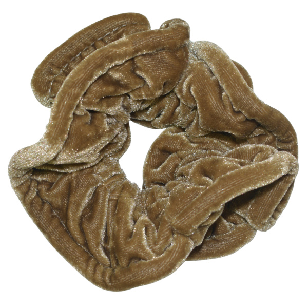 Фото Резинка для волос Weisen WSCR-13-2 бархатная, бежевая, 1 шт. (Резинки)