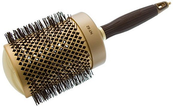 Термобрашинг Olivia Garden ID2053/OGBNT82 EXPERT BLOWOUT SHINE Wavy Bristles GoldBrown 80 мм