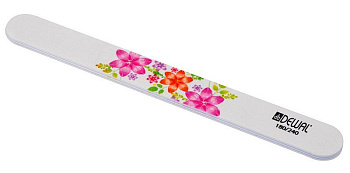 Пилочка для ногтей Dewal 9102862 серии Design Edition прямая 180/240, 18 см