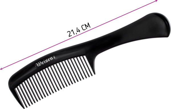 Фото Гребень для волос с ручкой Weisen 1325, 21,4 см (Гребни)