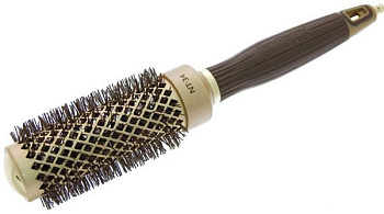 Термобрашинг Olivia Garden ID2049/OGBNT34 EXPERT BLOWOUT SHINE Wavy Bristles GoldBrown 35 мм